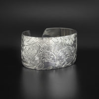 Whales Weaving - Silver Bracelet