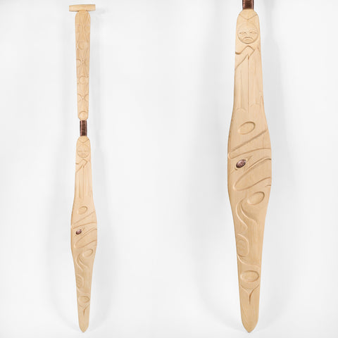 Raven at Dawn - Yellow Cedar Paddle