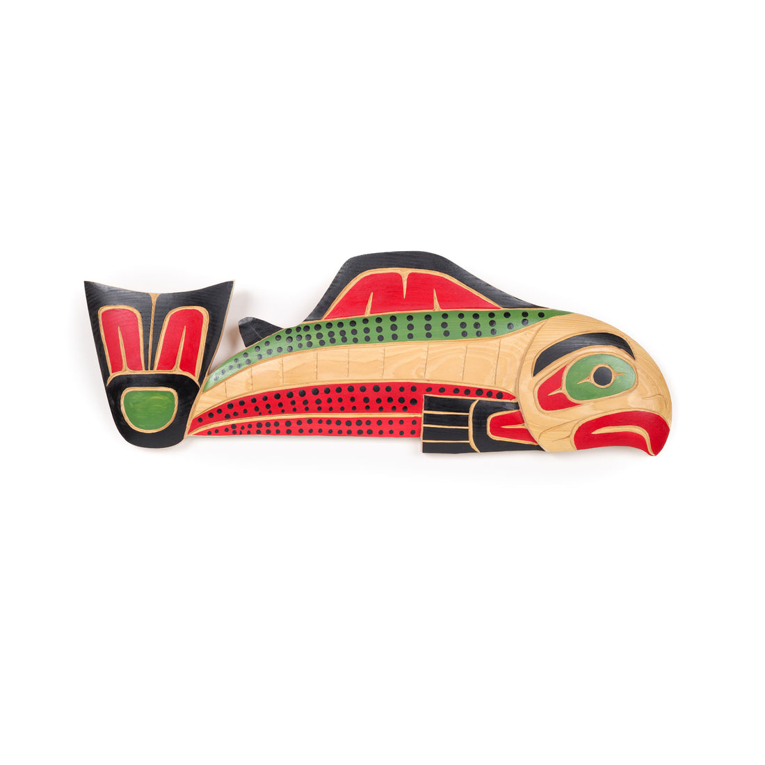 Salmon - Yellow Cedar Carving