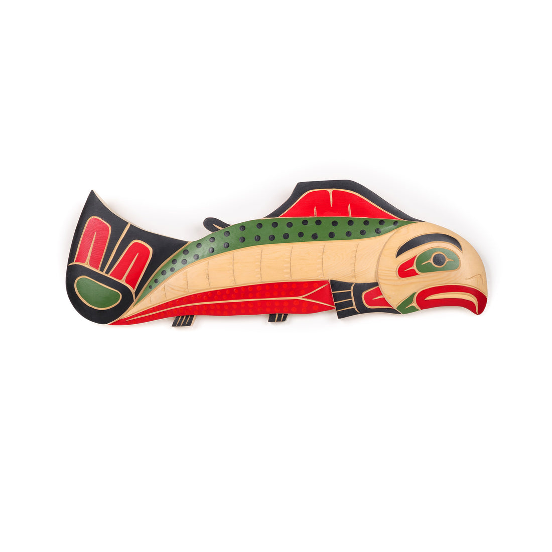 Salmon - Yellow Cedar Carving