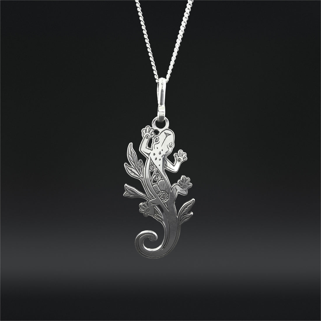 Salamander - Silver Pendant