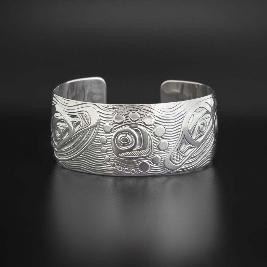 Bubble Net - Silver Bracelet