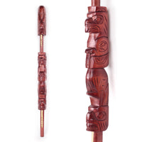 Raven, Beaver, and Killerwhale - Yellow Cedar Talking Stick