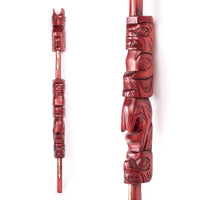 Thunderbird, Bear, and Killerwhale - Yellow Cedar Talking Stick