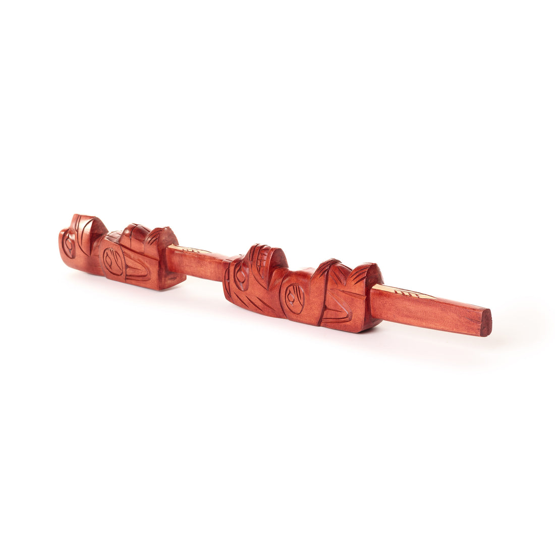 Eagle and Bear - Two Figure Talking Stick