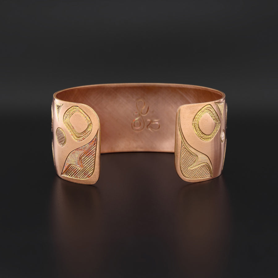 Whale Tails - Copper Bracelet