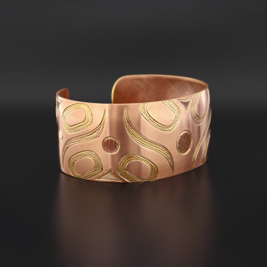 Whale Tails - Copper Bracelet