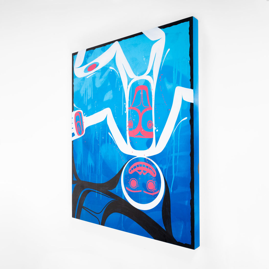 Breathe - Acrylic on Wood Panel
