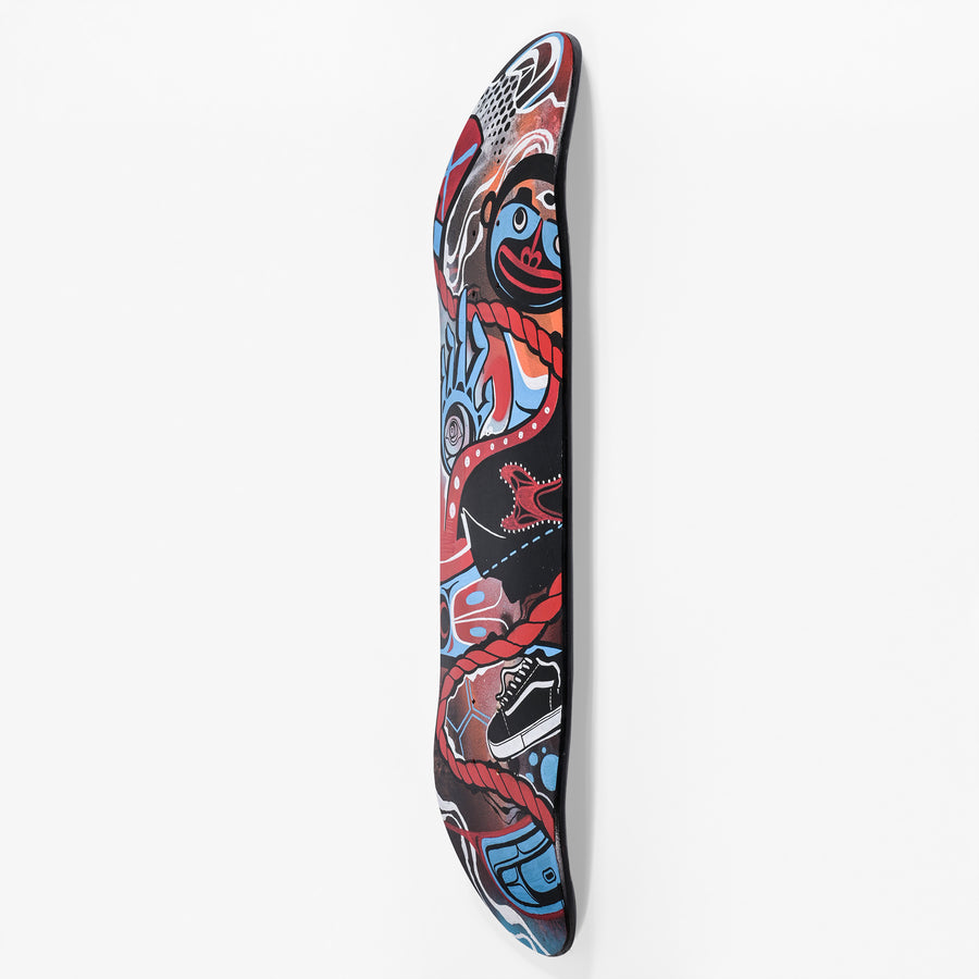 c̓áiqa (Supernatural Dancer) - Maple Skateboard Deck