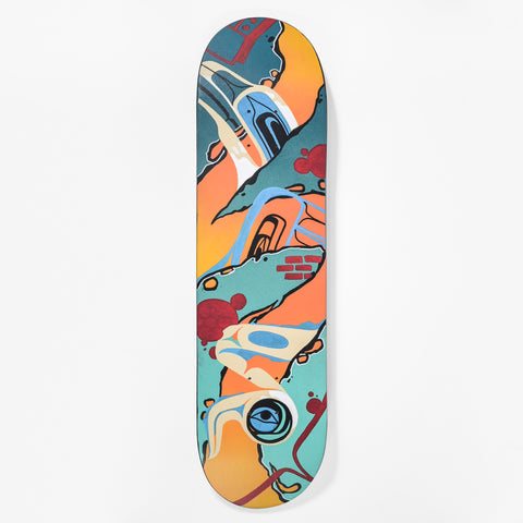 The Thin Line Between This World and the Next - Maple Skateboard Deck