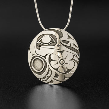 Hummingbird - Silver Pendant