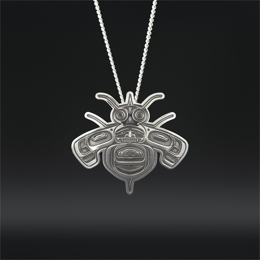 Bumble Bee - Silver Pendant