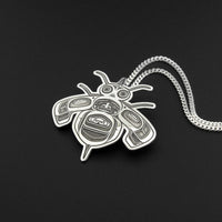 Bumble Bee - Silver Pendant