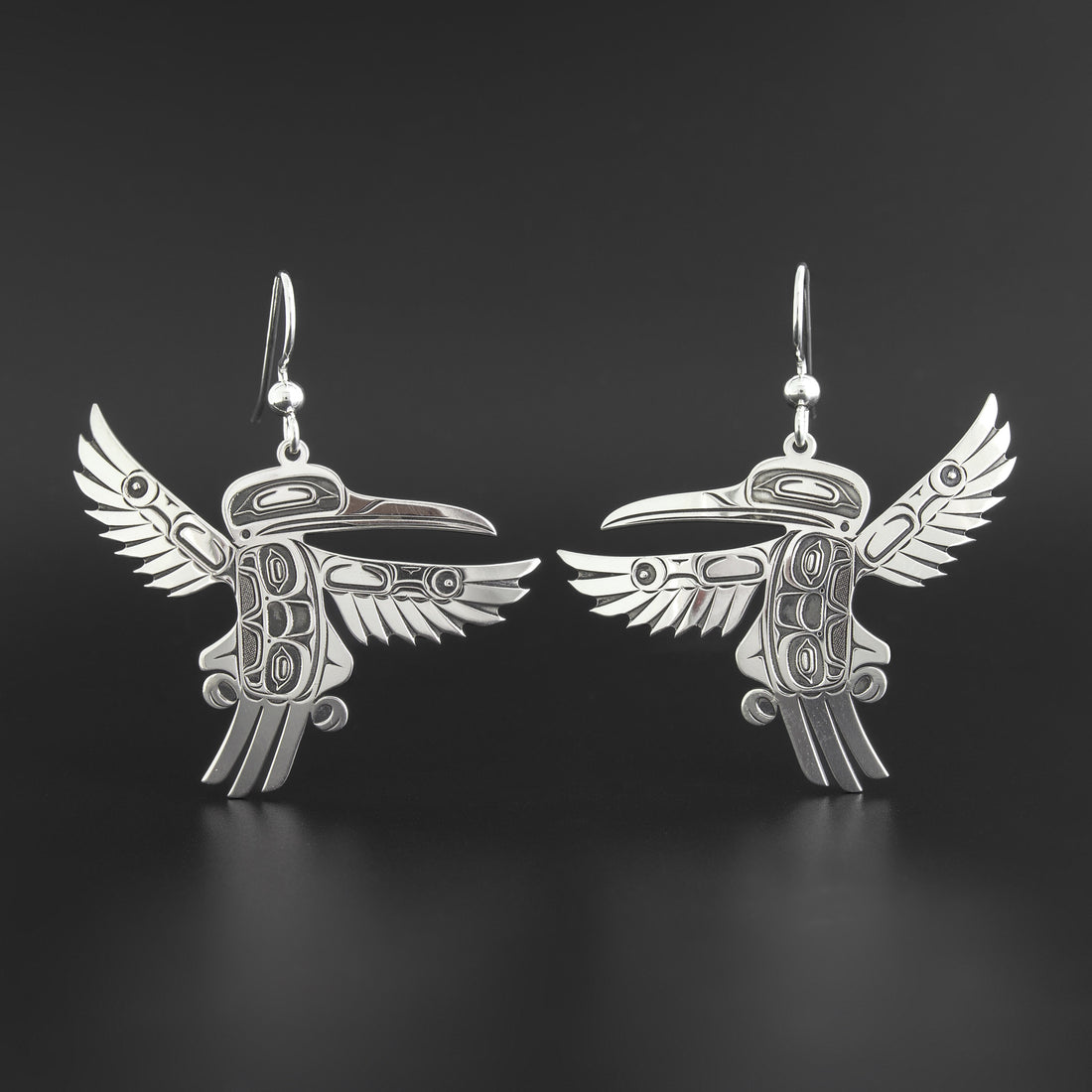 Hummingbird - Silver Earrings