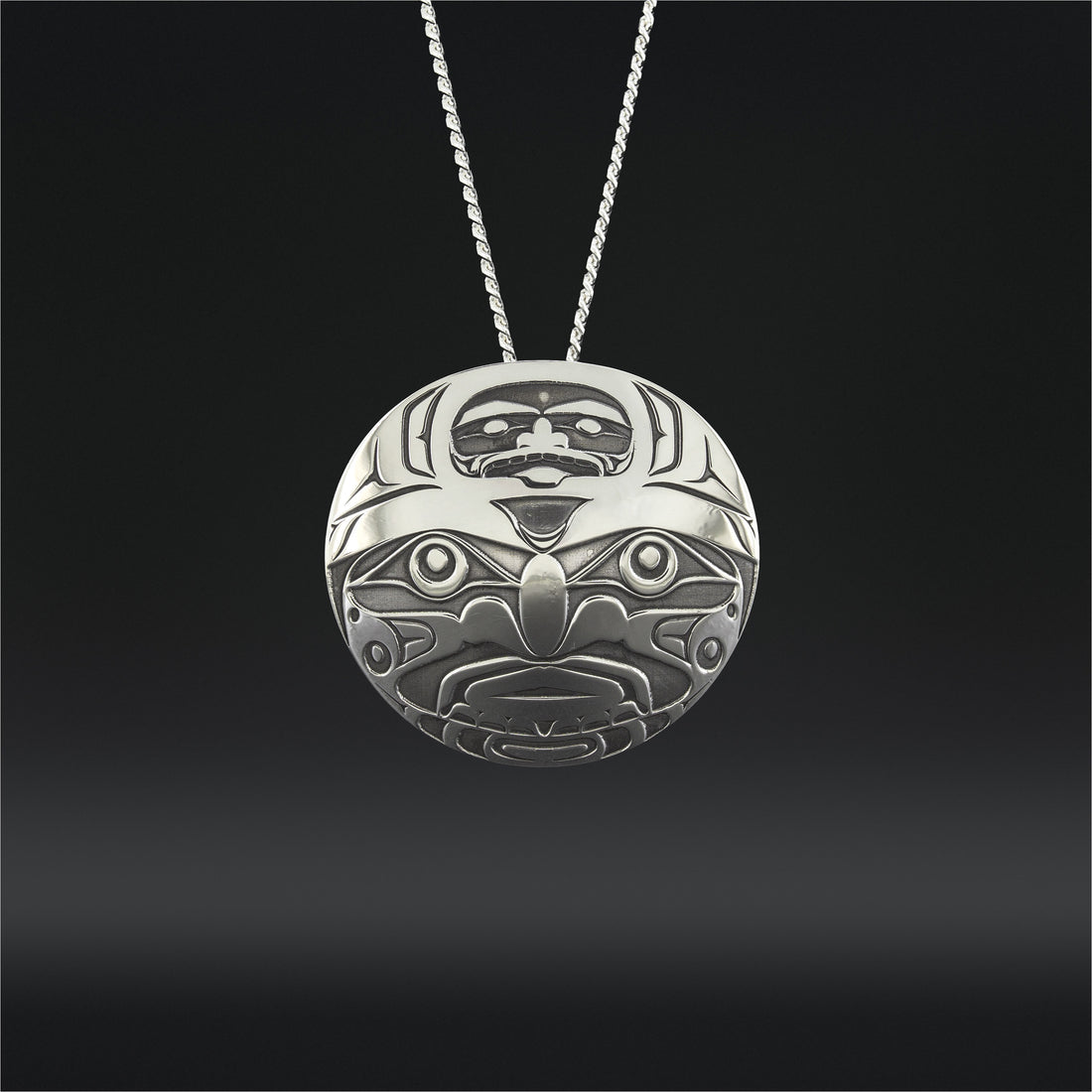 Moon - Silver Pendant