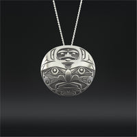 Moon - Silver Pendant