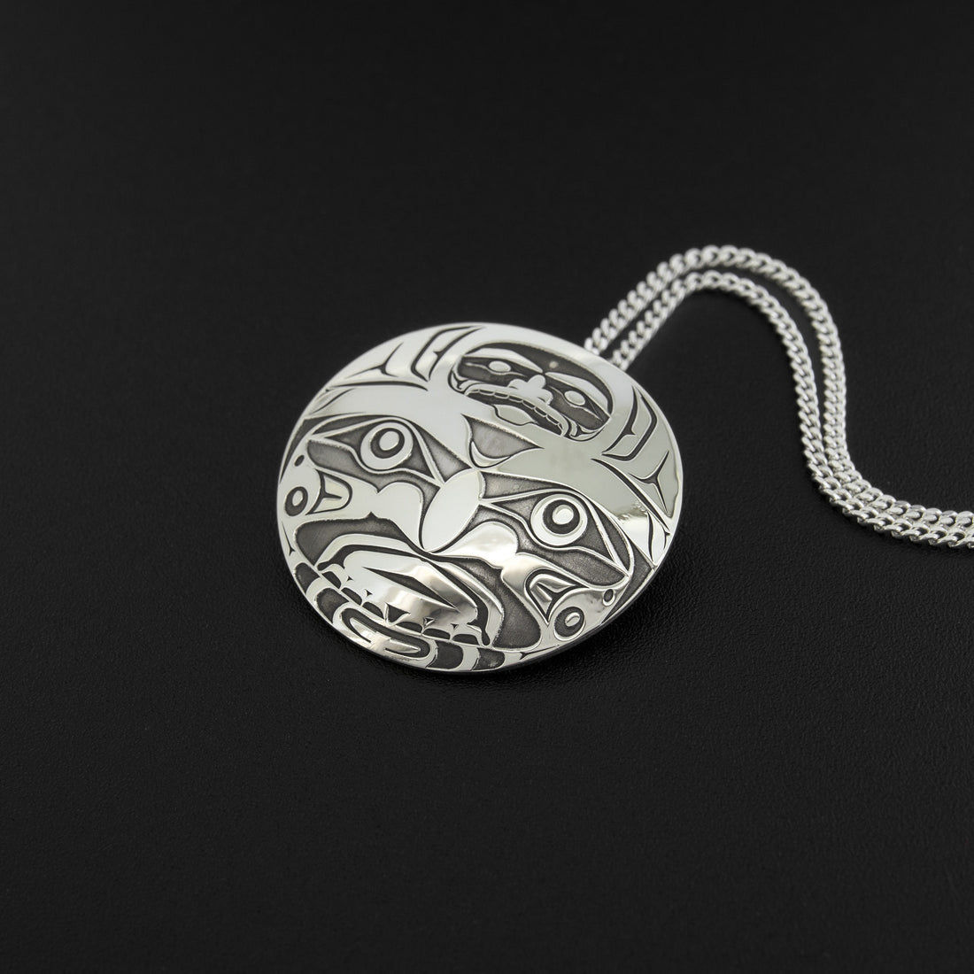 Moon - Silver Pendant