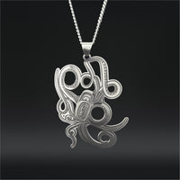 Octopus - Silver Pendant