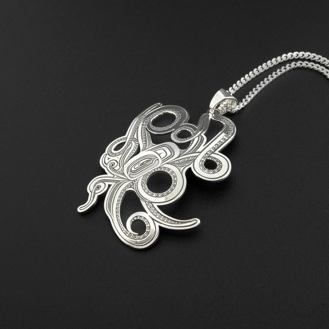 Octopus - Silver Pendant