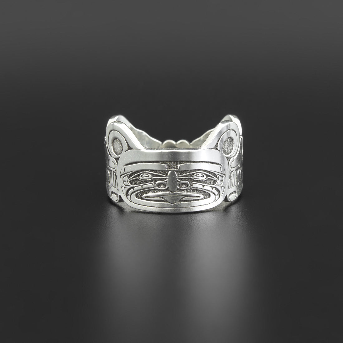 Sisiutl Protection Band - Silver Ring