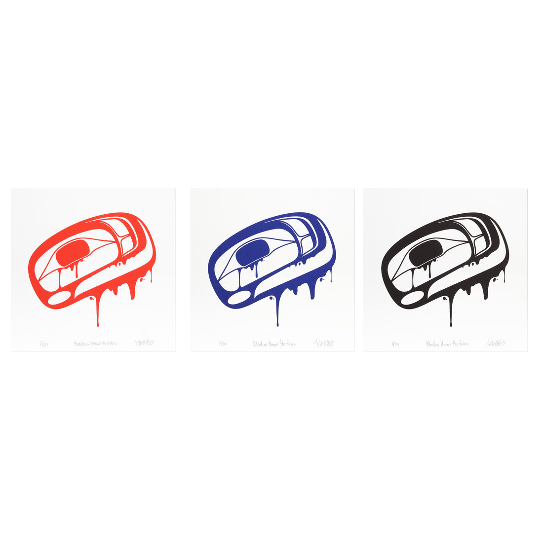 Bleeding Through the Fabric - Limited Edition Print