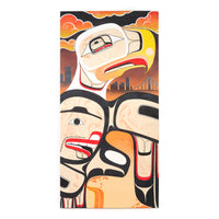 Polluted Sunsets - Acrylic on Wood Panel