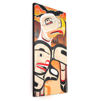 Polluted Sunsets - Acrylic on Wood Panel