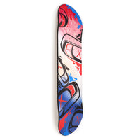 Fish Heads on Deck - Acrylic on Maple Skateboard Deck