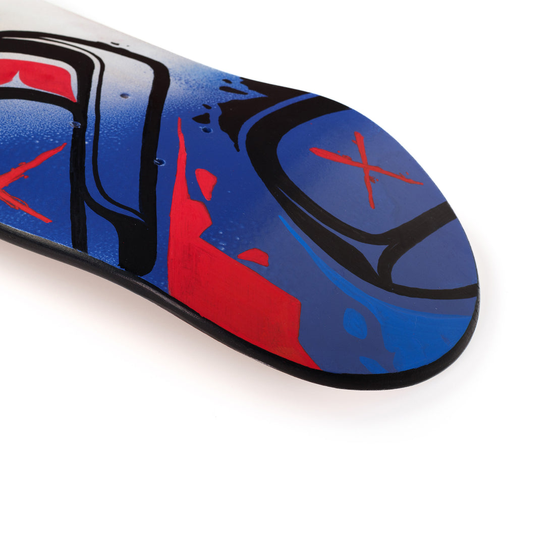 Fish Heads on Deck - Acrylic on Maple Skateboard Deck