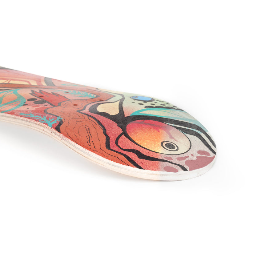 Harvesting Bark - Maple Skateboard Deck