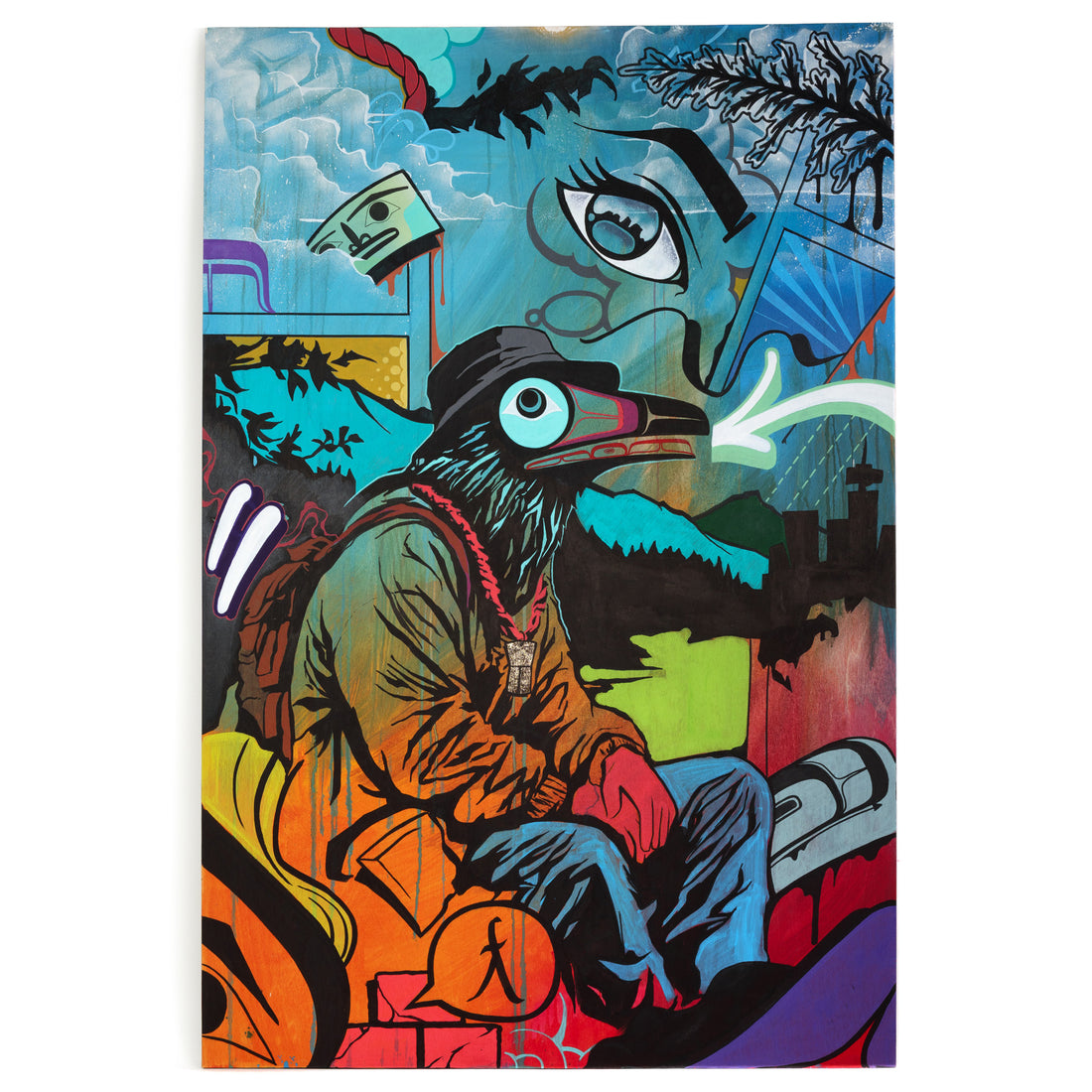 The Creator of All Things Necessary - Acrylic on Wood Panel