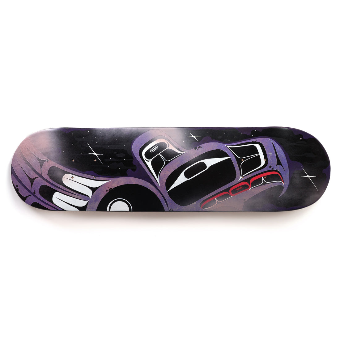 Through the Bulk - Acrylic on Maple Skateboard Deck