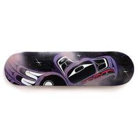 Through the Bulk - Acrylic on Maple Skateboard Deck