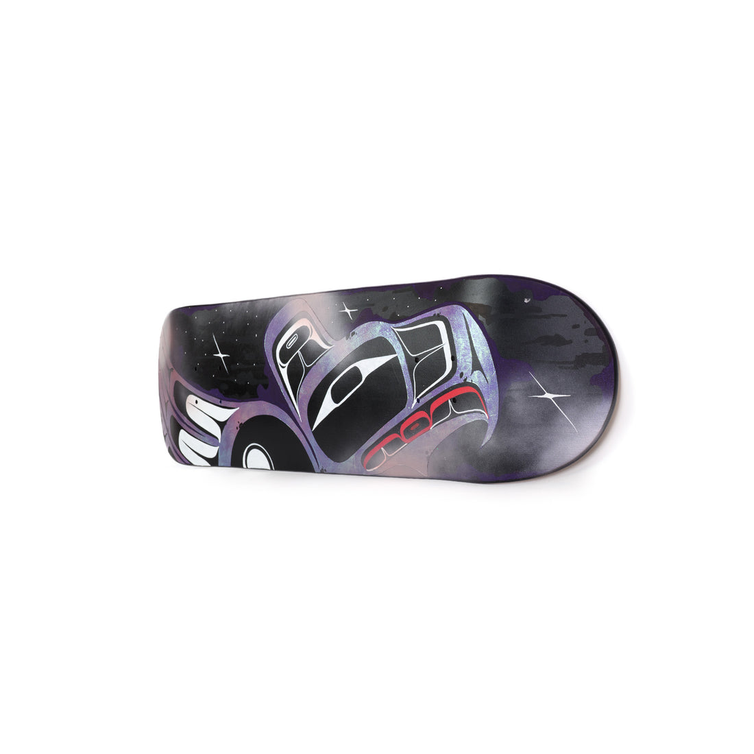 Through the Bulk - Acrylic on Maple Skateboard Deck