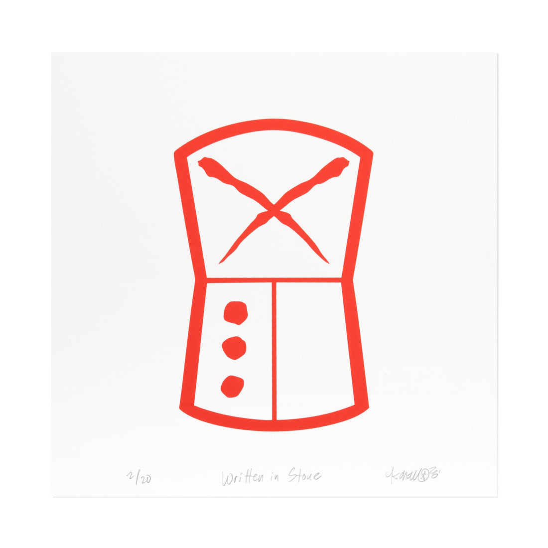 Written in Stone - Limited Edition Print