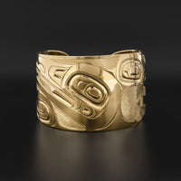 Raven and Light - 14k Gold Bracelet