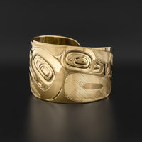 Raven and Light - 14k Gold Bracelet