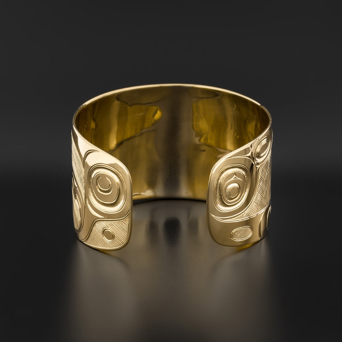 Raven and Light - 14k Gold Bracelet
