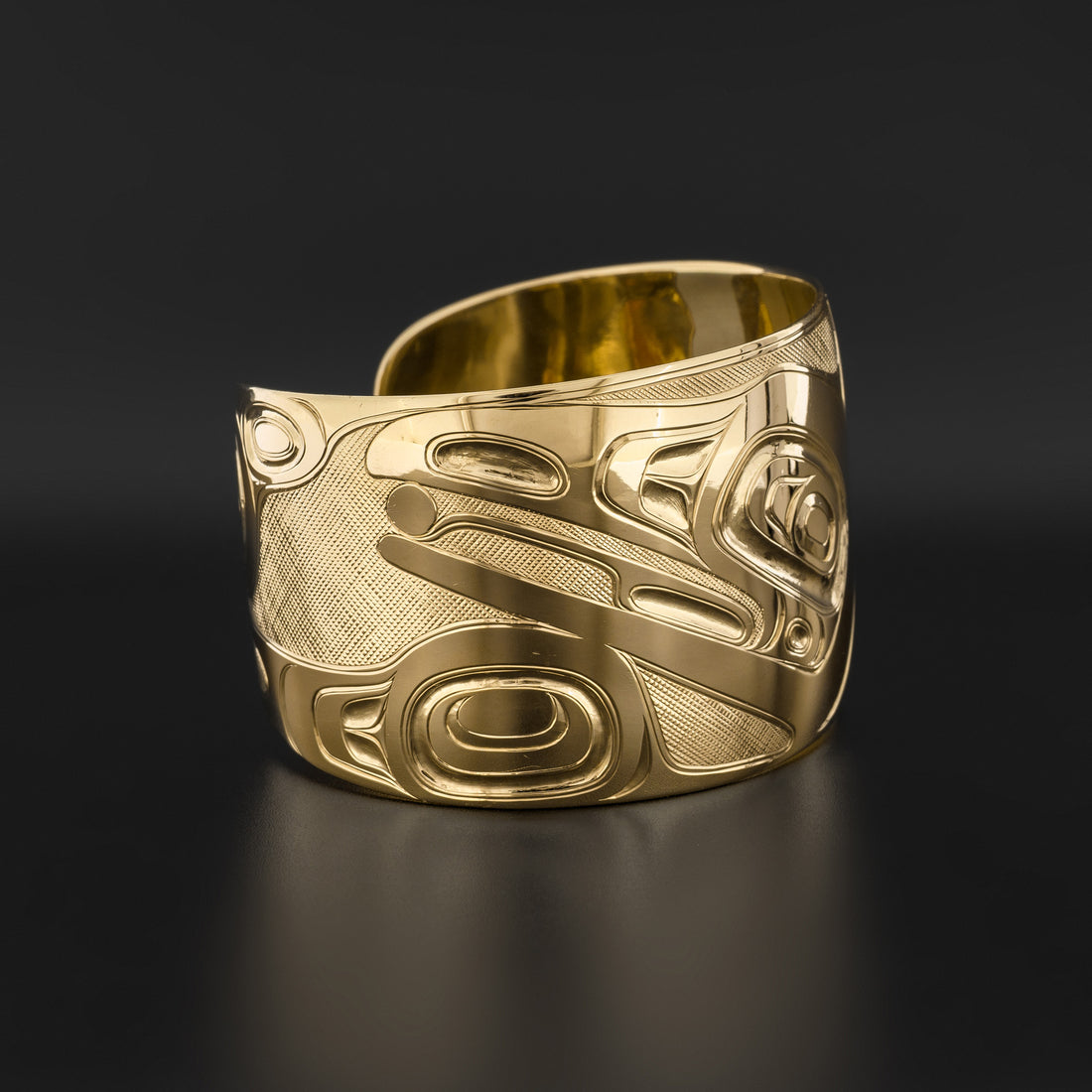 Raven and Light - 14k Gold Bracelet