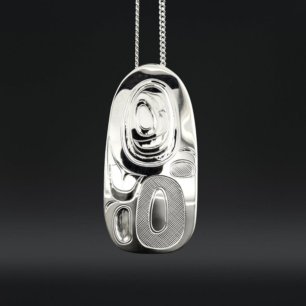 Abstract - Silver Pendant