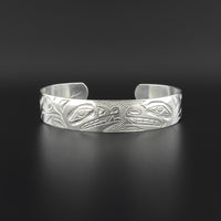 Bear and Wolf - Silver Bracelet