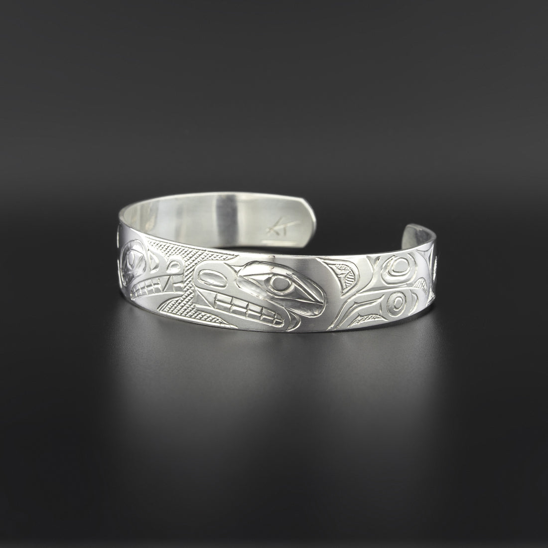 Bear and Wolf - Silver Bracelet