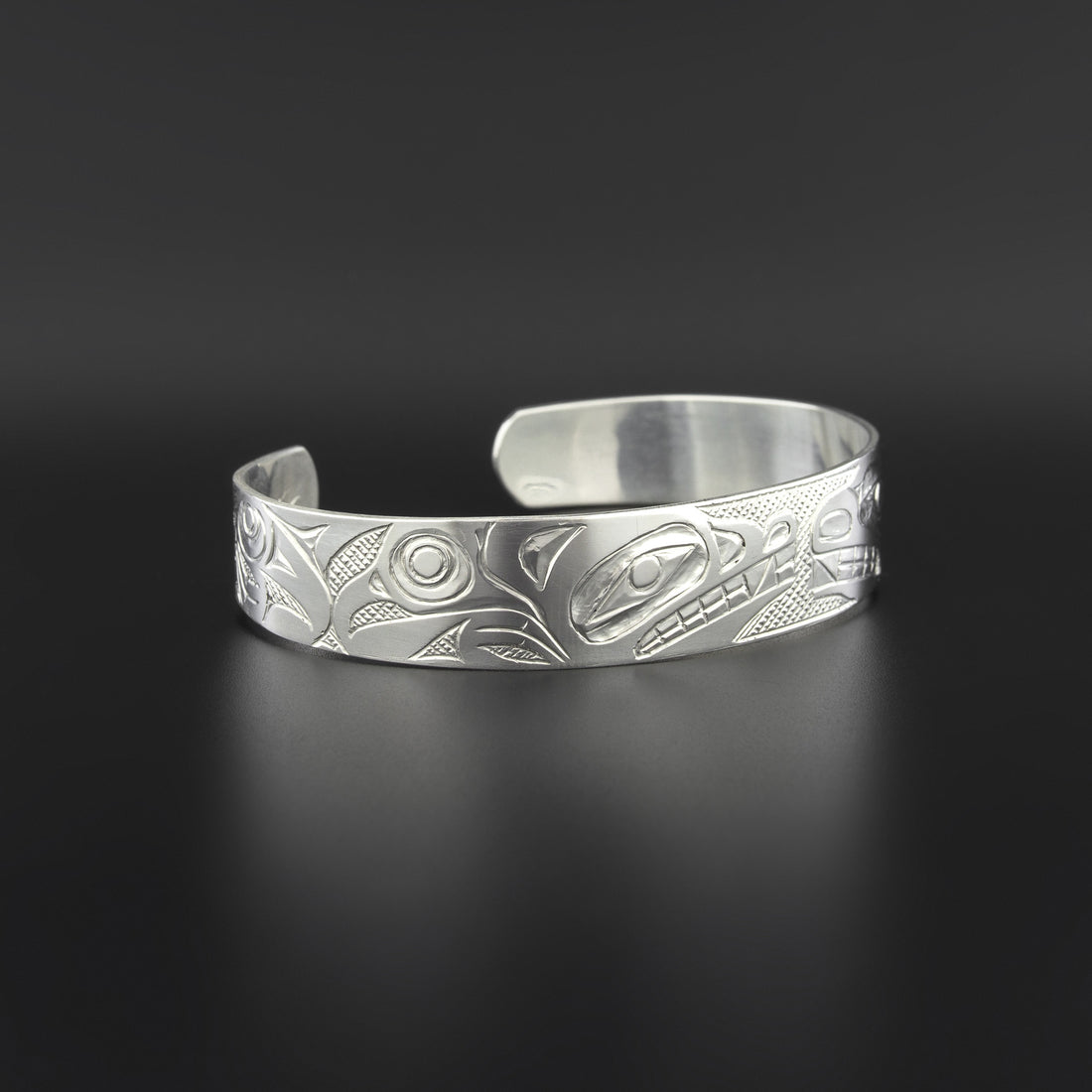 Bear and Wolf - Silver Bracelet
