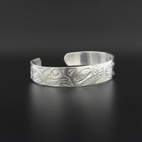 Bear and Wolf - Silver Bracelet
