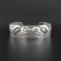Raven and Eagle - Silver Bracelet