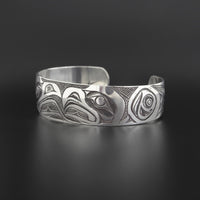 Raven and Eagle - Silver Bracelet