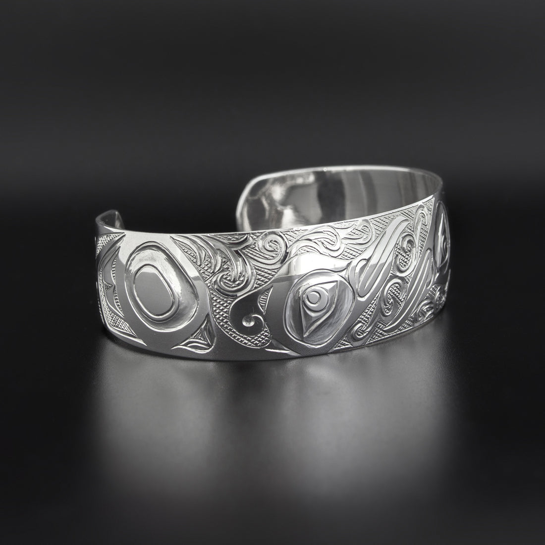 Reverse Hummingbirds - Silver Bracelet