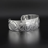 Reverse Hummingbirds - Silver Bracelet