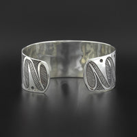 Ancestors - Silver Bracelet with Copper and Brass