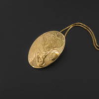 Wolf - 14k Gold Pendant